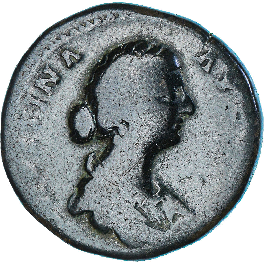 Moneta,
Faustyna II,
Sestercjusz