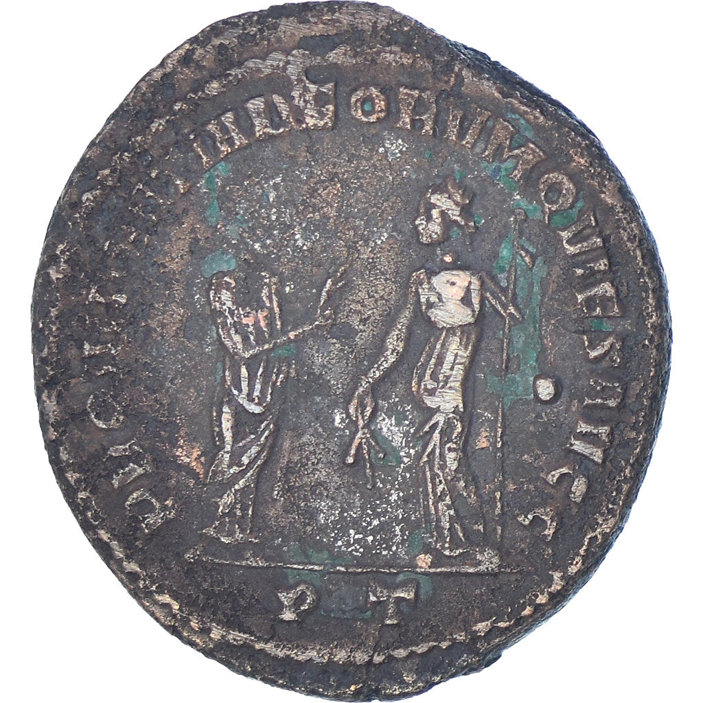 Moneta,
Maksymian Herkules,
Follis