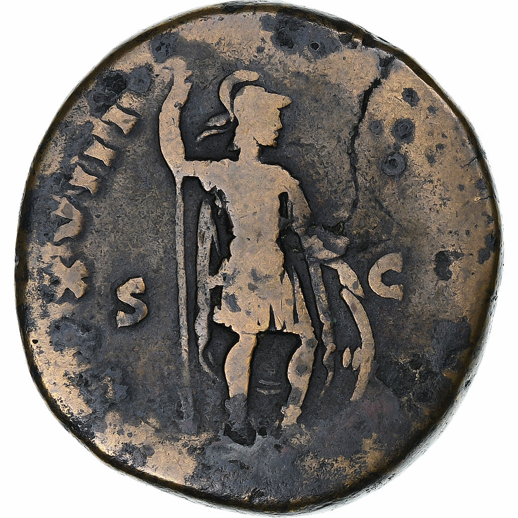 Marek Aureliusz,
Sestercjusz,
163-164