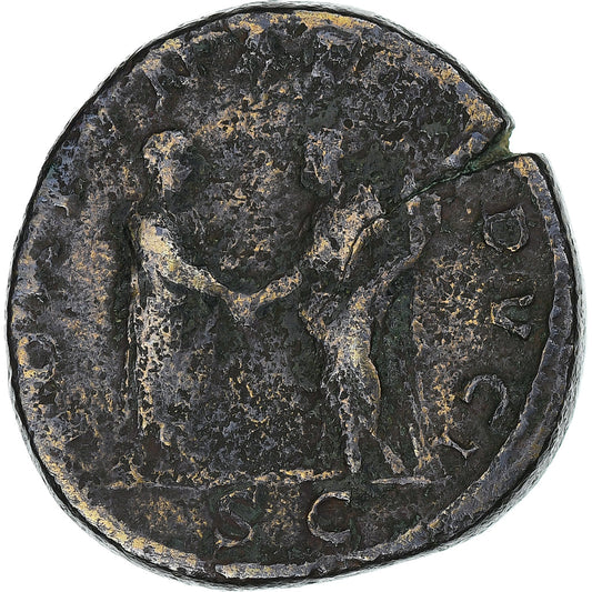 Hadriana, 
  
  Sestercjusz, 
  
  133-135
